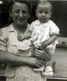 Leon with his mother
